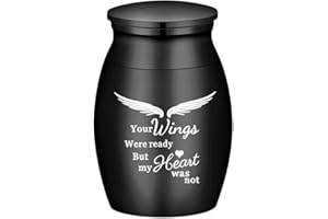 QGJNSGC Urna pequeña para Cenizas Mini Urna para Cenizas Cremación Recuerdos para Cenizas humanas Conmemorativo Cenizas Soporte para Mujeres Hombres