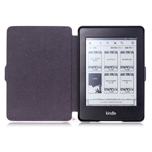 Neuen Kindle Paperwhite Hülle 2015 – PU Leder Flip Cover Schutzhülle für Amazon Kindle Paperwhite 2012/2013/2014 und neuen Kindle Paperwhite 2015 Case Lederhülle Ledertasche Etui Hülle Tasche Schale (Mint grün) - 5