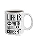 Produktbild Funny Crossfit Coffee Mug - 11oz Ceramic White - Quote Life Is Better With Coffee And Crossfit - Gift Ideas Birthday For Crossfiters Men And Women