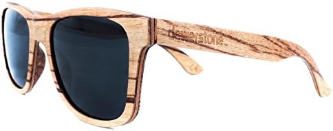 Sumbawa Wooden Sunglasses Polarized (Zebra Wood)
