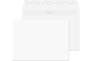Blake Business C5 162 x 229 mm 120 gsm Peel & Seal Wallet Envelopes (31454) Ice White Wove - Pack of 25