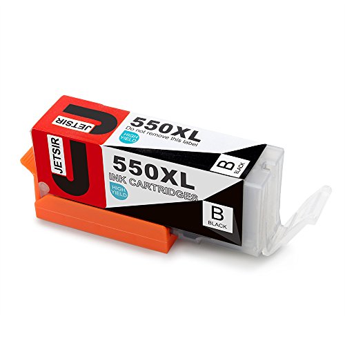 JETSIR Kompatibel Druckerpatronen Ersatz für Canon PGI-550XL CLI-551XL, Hohe Ergiebigkeit Kompatibel Mit Canon PIXMA MX925 iP7250 iX6850 MG6450 MG5450 MG5650 MG6650 MG5550 MG5400 iP8750 iP7200 Drucker (No Grau. 2 Groß Schwarz,2 Klein Schwarz,2 Cyan,2 Magenta,2 Gelb) - 2