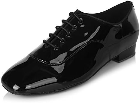 SWZDM SWDZM Men Standard Latin/Modern Dance Shoes Leather Ballroom 9 UK