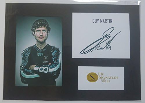 Guy Martin A4 Signed Mount Autograph Print