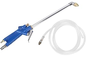 TIIYEE Motorreinigungspistole, Auto Wasserreinigungspistole Pneumatische Motorölreinigung Entfetter Sprayer Werkzeug Luftblaspistole Detaillierungswerkzeug Motorölreiniger Pneumatikwerkzeug Mit 4ft Schlauch