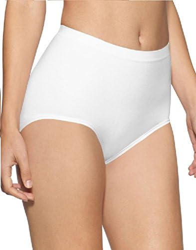 2 Pack Womens Seamless Maxi Briefs Light Control Knickers S-XXXL (8-30) Ladies Surefit [Sady Trading], White, 2X-Large (24 - 26)
