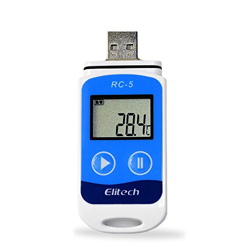 Therm USB-Temperatur Datenlogger Hohe Genauigkeit Datenlogger Temp Recorder 32000 Punkte Kapazität