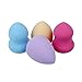 DDLBiz 4pcs New Arrivisl Pro Beauty Flawless Makeup Blender Foundation Puff Multi Shape Sponges with The Bottle Gourd Shape and Water Shape