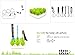 Multi-functional Colorful Leaf Makeup Cosmetic Lipstick Liner Brush Home Fragrance Oil Dried Potpourri Scent Air Freshener Travel Toothbrush Clip Holder Organizer Storage Display Stand (Green)
