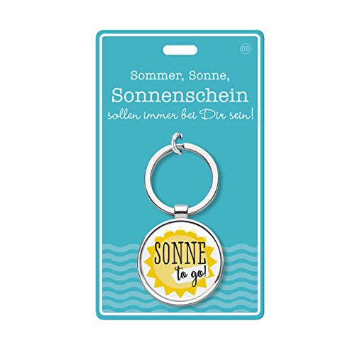 Gruss & Co 44272 Schlüsselanhänger Sonne Schlüsselanhänger, Kirsite, Epoxy, Mehrfarbig, 3,5 x 3,5 x 14,5 cm - 2