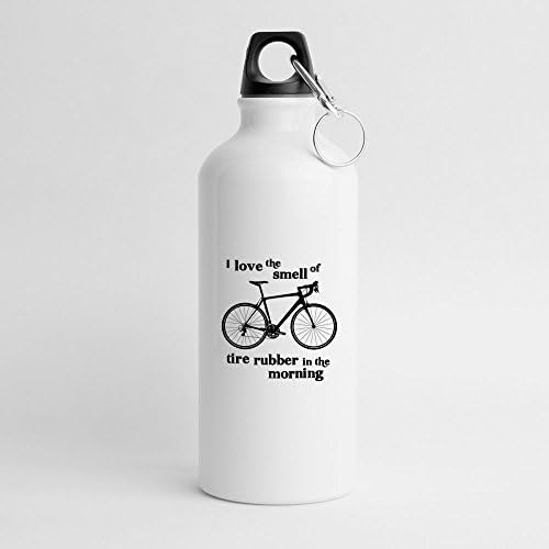I love the Smell of Tire Rubber Bike Bottle - Water Bottle - Gift for Cyclists - WB015
