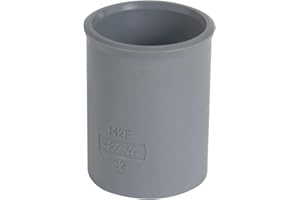 NICOLL WAL00153 Manchon FF PVC Gris-Ø 32 mm-M2F