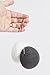 Konjac Facial Sponge - Pack Of 2 Sponges (Charcoal Black & Natural White) For Sensitive To Oily Skin