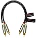 Produktbild 0,5 Meter RCA Kabel Paar - Made mit canare l-4e6s, Star Quad, Audio Interconnect Kabel und Amphenol von Druckguß, vergoldet RCA Stecker - gerichtete Design für beste Leistung