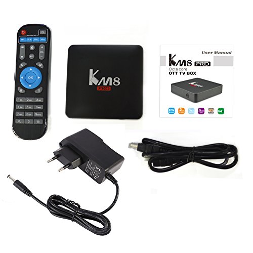 Kasit KM8 Pro Android 6.0 Marshmallow Box Amlogic S912 Octa Core 2G / 8G BT4.0 Built in 2.4G/5G WiFi Support IEEE 802.11 b/g/n/ac 64 bit Octa core ARM Cortex-A53 CPU up to 2 GHz Smart Box - 5