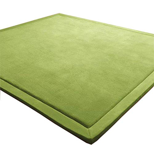 Preisvergleich Produktbild Aishankra Verdicken Kinder Krabbeln Rutschfeste Tatami Teppich Startseite Weiche Teppiche Schwammmatte Spieldecke,J,6'6''X13'1'' / 200X400CM
