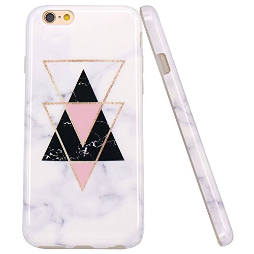 JIAXIUFEN iPhone 6 Funda Funda de Silicona Suave Case Cover Protecci n C scara Soft Gel TPU Carcasa Funda para Apple iPhone 6 6S - Oro Tri ngulo M rmol Dise o reviews JIAXIUFEN iPhone 6 Funda Funda de Silicona Suave Case Cover Protecci n C scara Soft Gel TPU Carcasa Funda para Apple iPhone 6 6S - Oro Tri ngulo M rmol Dise o
