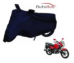 Auto Hub Water Resistant Bike Cover for Hero Glamour Fi - Navy