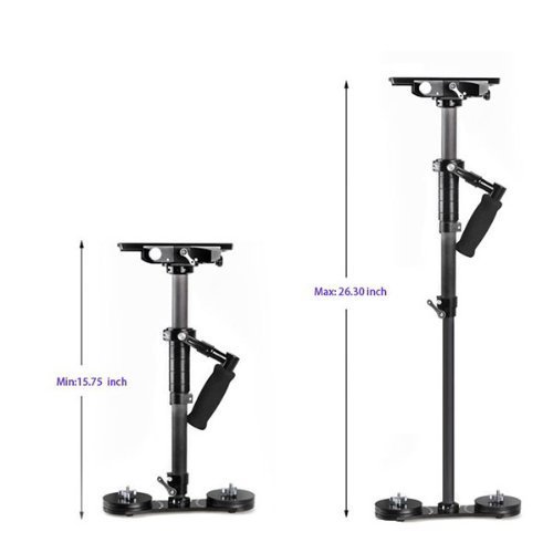 DSLRKIT LAING P-4S Carbon Fiber Handheld Stabilizer DSLR Camera Video DSLR