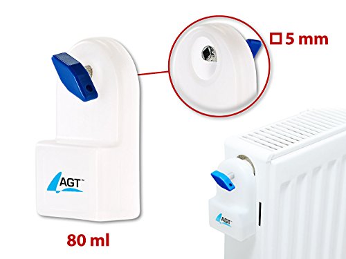 AGT Manueller Heizkörper-Entlüfter mit integriertem Wasserbehälter, 80 ml - 2