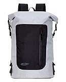 GRÖßE: 24 Liter Stauvolumen, DIN A4 und Ordner passen, 650 Gramm Gewicht, Maße gerollt: 46 x 33 x 15 cm, ausgerollt: 59 x 33 x 15 cm, Material: 100% Polyester (LKW Plane, spritzwasser geschützt), Lieferung ohne Deko