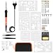 Produktbild Koensky 43PCS Holz Brennstift Pyrographie Kit 60W, Holz Eisen Stift Holz Löten Tool Kit Pyrographie Eisen Stift Holzstich Handwerk Werkzeuge für die Holzbearbeitung, Leder, Kork