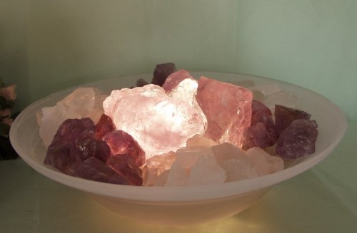 Galina - Zimmerbrunnen aus Edelstein - Amethyst