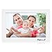 Produktbild PAVLIT digitaler Bilderrahmen 10 Zoll IPS Bildschirm 1280x800 Hohe Auflösung mit Bewegungssensor Funktion, Foto/Musik/Video Player mit Dia-Modus, Kalender, Alarm, E-Book, super Leichtes Design mit Fernbedienung für 32GB SD Karte / MMC / MS / USB Weiß