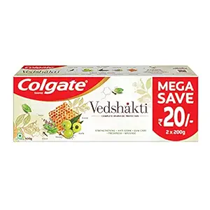 Colgate Swarna Vedshakti Ayurvedic Cavity Protection, Bad Breath Treatment Toothpaste - 400gm