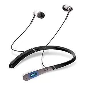 KDM A2 Wireless Bluetooth In Ear Neckband Headphone with Mic (Black)