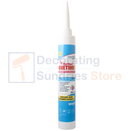Red Devil Onetime Decorators Sealant Tube 380ml