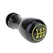 Generic 5 Speed Universal Manual Car Stick Gear Shift Knob Lever Shifter Manual Transmission Cars Vehicles Aluminium Alloy With 8/10/12mm Adapters - black RS.710.00