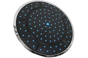 KARRITER Duschkopf, 25 cm, Kunststoff, rund, Regenfallbetrieben, Duschkopf, Duschkopf, Kabinenzubehör