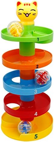 SHENGFA TOYS Rolling Ball Tower Learning Educational Toy for Toddlers Multi-Colored