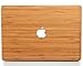 Produktbild WOODWE® Echtholz MacBook Cover/Skin für Pro 15" Zoll Non Retina Display | Mit CD-Laufwerk; Modell: A1286; Ende 2008 – Mitte 2012 | Echtes & natürliches Bambus Holz | TOP&Bottom Cover