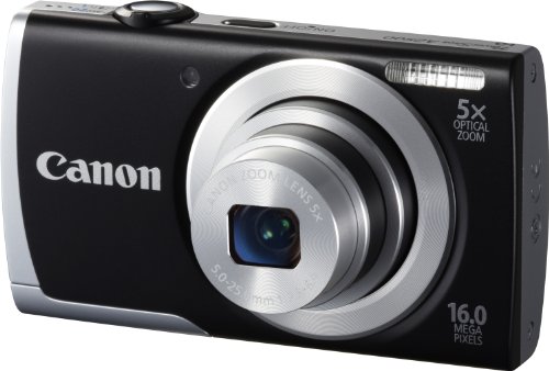 Canon PowerShot A2500 Appareil photo num  rique compact 16 Mpix   cran LCD 2 7  Zoom optique 5X Noir