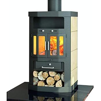 WAMSLER Kaminofen Kachelkamin Rona Cotta: Amazon.de: Küche & Haushalt