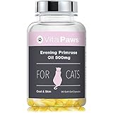 Nachtkerzenöl 500mg 90 Kapseln eine natürliche Quelle von ungesättigten Fettsäuren insbesondere Linolsäure und Gamma-Linolen-Säure für Katzen