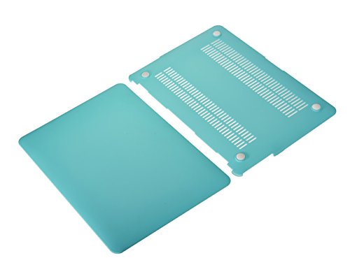 Macbook Air 11 Hülle,TECOOL [Ultra Slim Serie] Plastik Hartschale Schutzhülle Snap Case und Silicon Tastatur Abdeckung für Apple MacBook Air 11.6 Zoll – Türkis - 8