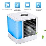 Funciones principales: refresca, humidifica y purifica para mejorar el aire.