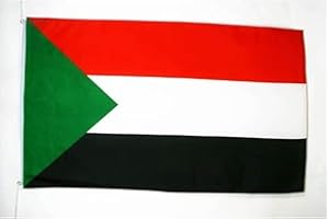 AZ FLAG Bandiera Sudan 150 x 90 cm - Bandiera Sudanese 90 x 150 cm