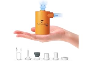 FLEXTAILGEAR MAX PUMP 2020 EPS,Pompe à Air Électrique Gonfleur Dégonfleur, Pompe de Camping, Débit d'air Puissant de 300 l/min, 3600mAh Alimentation Électrique Mobile, Matelas Gonflables,Sac Sous Vide