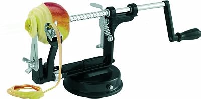 GEFU GE13560 Delicio Épluche-Pommes Acier Inoxydable Noir 26 x 11,3 x 14,5 cm