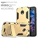 Goelectro Moto G5s Plus Heavy Duty D3 Robot Kickstand Cover Shockproof Military Grade Armor Defender Series Dual Protection Layer Hybrid TPU + PC Kickstand Back Case Cover- Gold RS.299.00