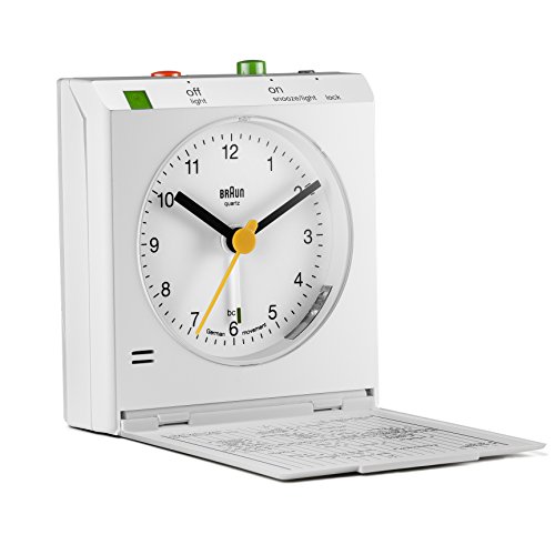 Braun Reisewecker Quartz Classic weiß BNC005WHWH - 2