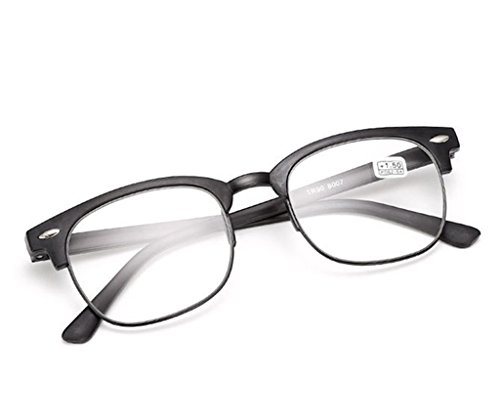 Outstanding® Moda ligera Hyperopia gafas retro marco de plástico gafas de lectura para hombres mujeres
