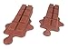 Viskey Melt Chocolate Door Stopper, Brown, 4pcs