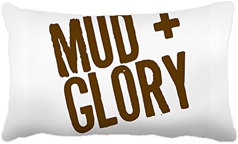 Poieloi Stylish Lettering Rectangle Canvas Linen Decorative Home Sofa Throw Pillow Cover 20"x30"