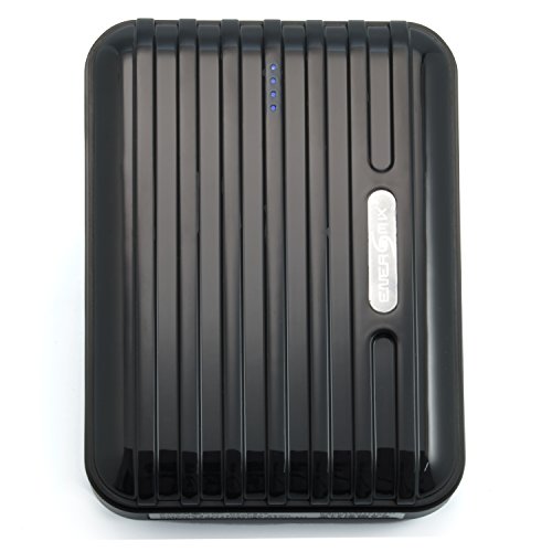 Iphone 5 5s 5c Powerbank 12000 mAh Extern Ladegerät Extern Batterie AKKU Zusatzakku mit 5 Adapter für Unterwegs für iPhone 4S 5 und Ipad (Schwarz) - 2