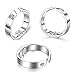 Produktbild Zantec Titanium Stahl Anti Snore Ring Akupressur natürliche Behandlung gegen Schnarchen Stopper Gerät Finger Ring Schlaf Gesundheitswesen